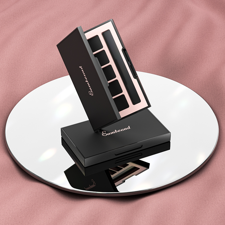 10色高質(zhì)感啞面空眼影盤(pán)包裝定制廠家