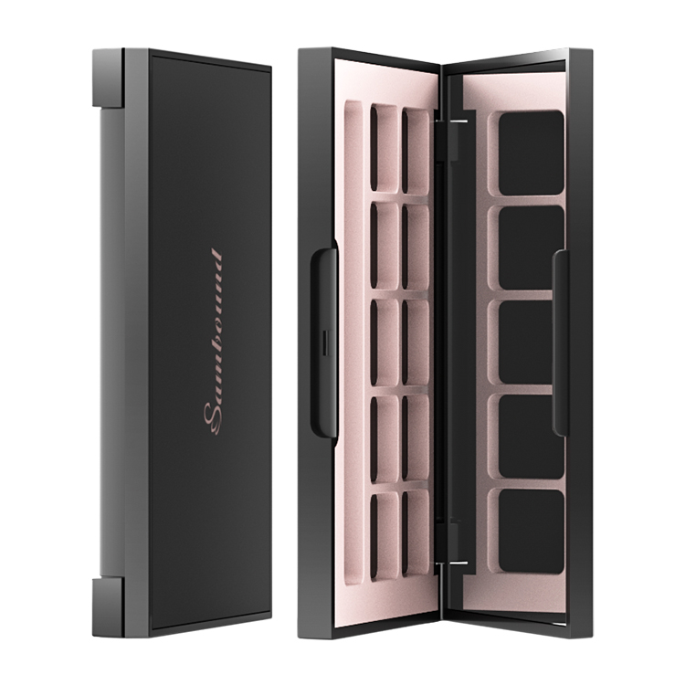 10色高質(zhì)感啞面空眼影盤(pán)包裝定制廠家