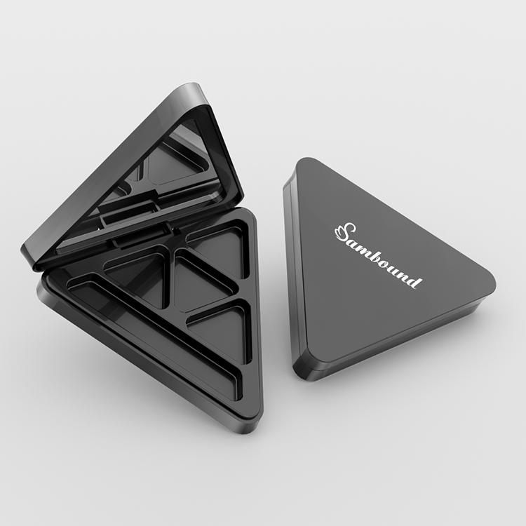 空磁吸三角形眼影盤(pán)彩妝包材定制加工廠(chǎng)家