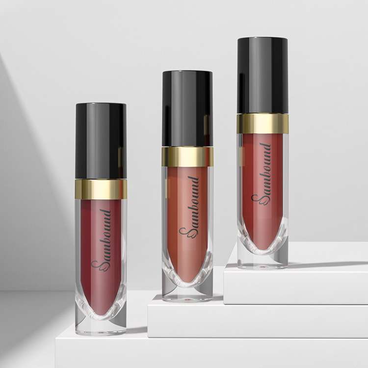 廠家直銷(xiāo)唇釉管空管圓形唇彩包材定制